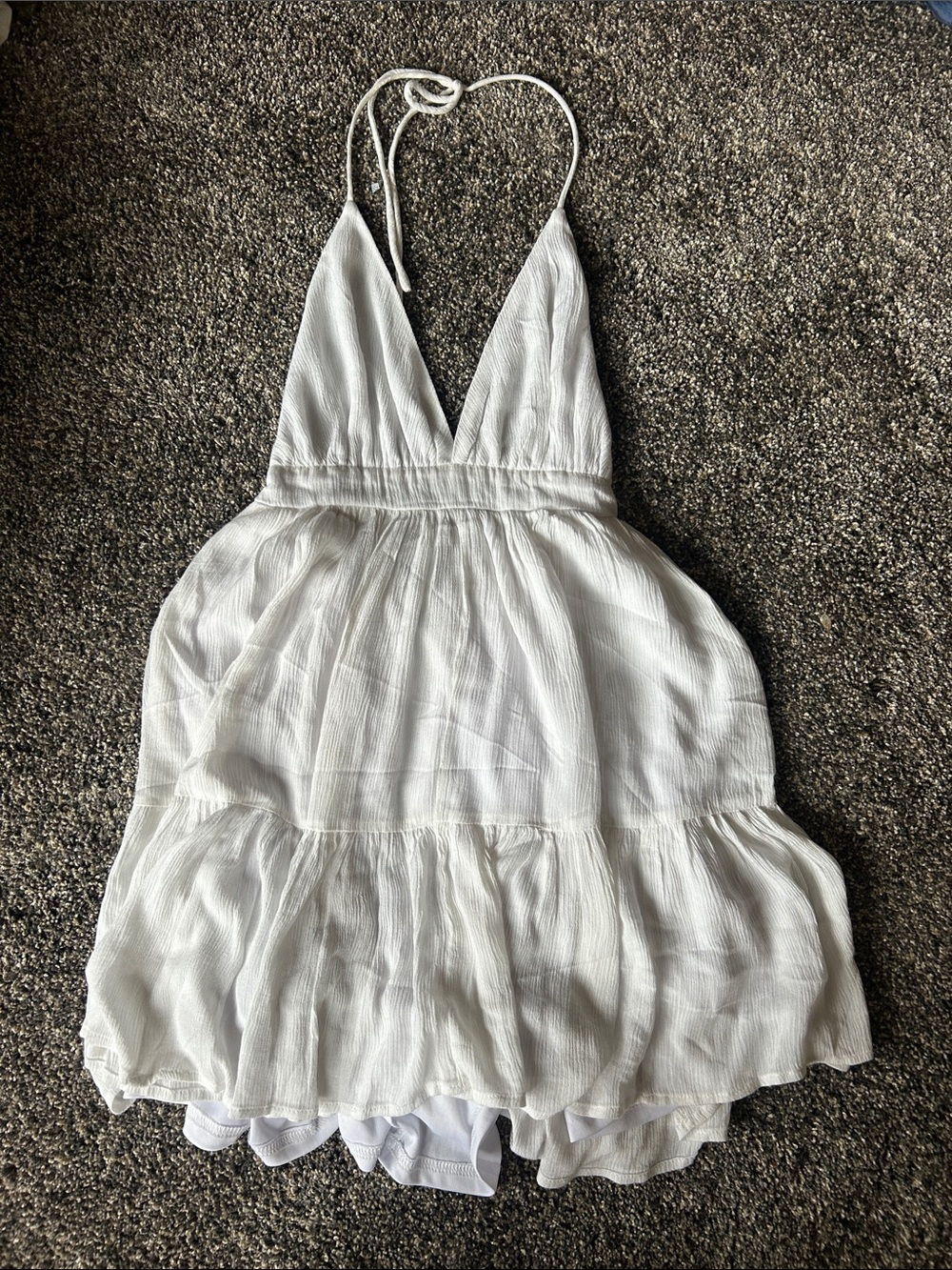 White Windsor Mini Dress Small
